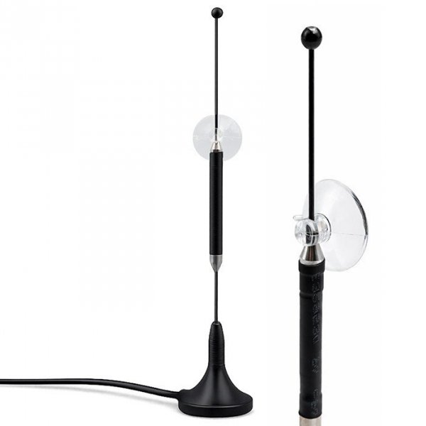 Qoltec Antena 4G LTE z podstawą magnetyczną | 5dBi | dookólna |   wewnętrzna | 600-2700 MHz | SMA | 3m