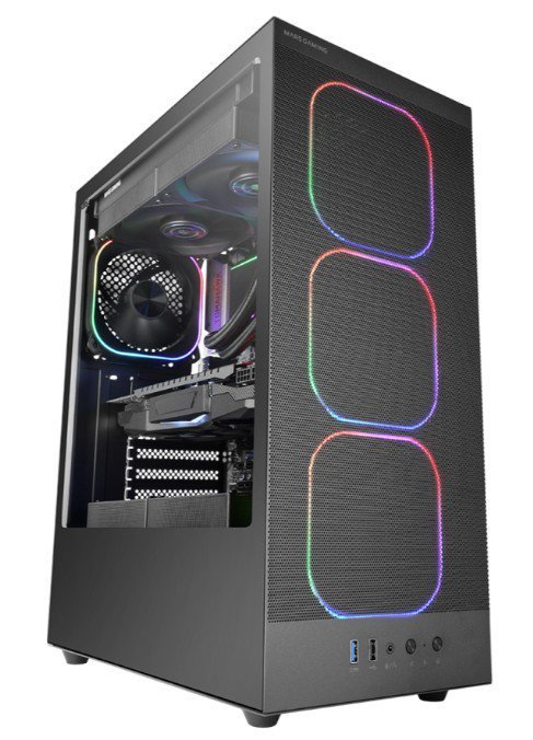 TACENS Obudowa MARS MC-NEBULA BLACK ATX 4xARGB fans