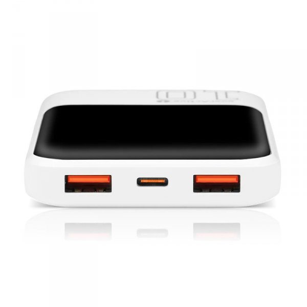 everActive Powerbank 10 000 mAh 2X USB 1X USB-C 22,5W QC4.0 wyświetlacz LED