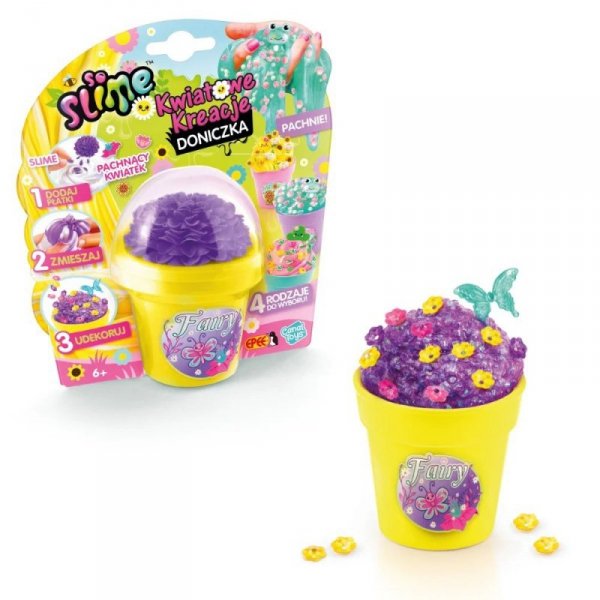 Epee Zestaw kreatywny So Slime Kwiatowe Kreacje - doniczka żółta