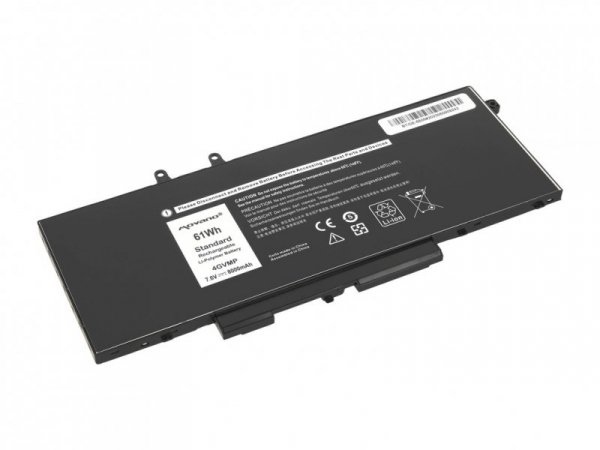 Movano Bateria 4GVMP do Dell Latitude 5400 5500 - 8000 mAh (61 Wh)