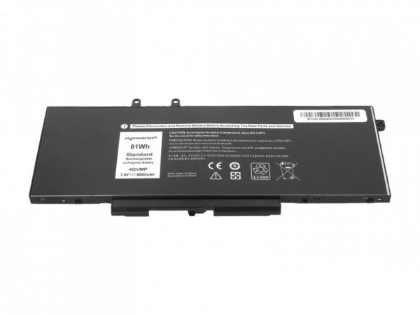 Movano Bateria 4GVMP do Dell Latitude 5400 5500 - 8000 mAh (61 Wh)