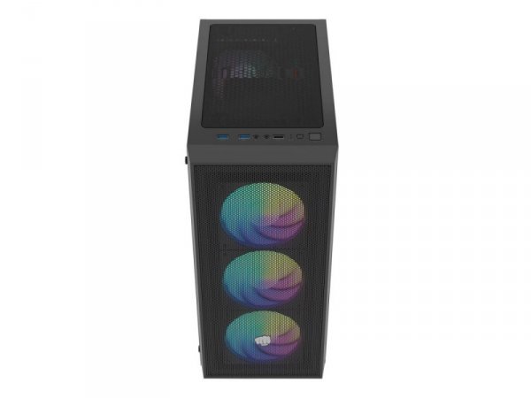 Fury Obudowa Shobo SH8F ARGB Midi tower z oknem czarna