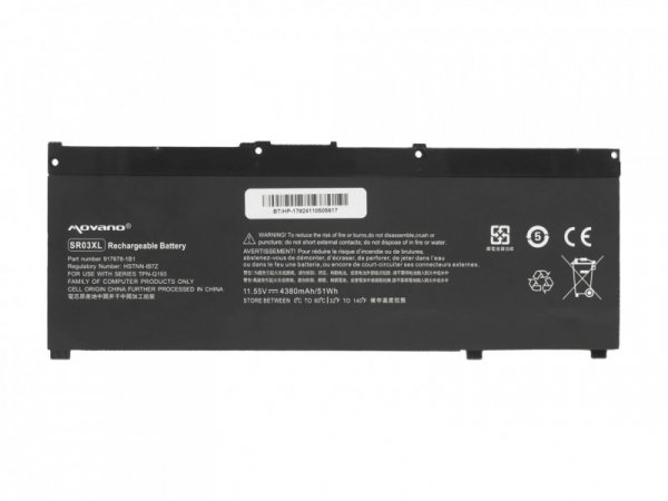 Movano Bateria SR03XL do HP Gaming 15 17 Omen 15-DC - 4380 mAh (51 Wh)