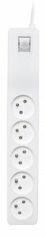 Lestar Listwa przeciwprzepięciowa ZX 510, 1L, 5,0m, biała