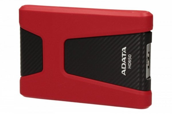 Adata DashDrive Durable HD650 1TB 2.5&#039;&#039; USB3.0 Czerwony