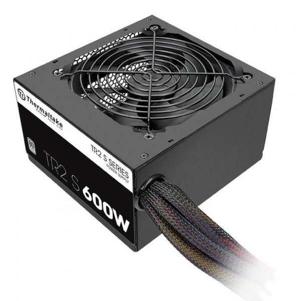 Thermaltake Zasilacz TR2 S Black 600W (80+ 230V EU, 2xPEG, 120mm, Single Rail)