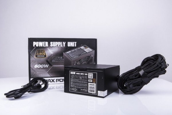 Gembird Zasilacz komputerowy 600W z certyfikatem 80+ Bronze