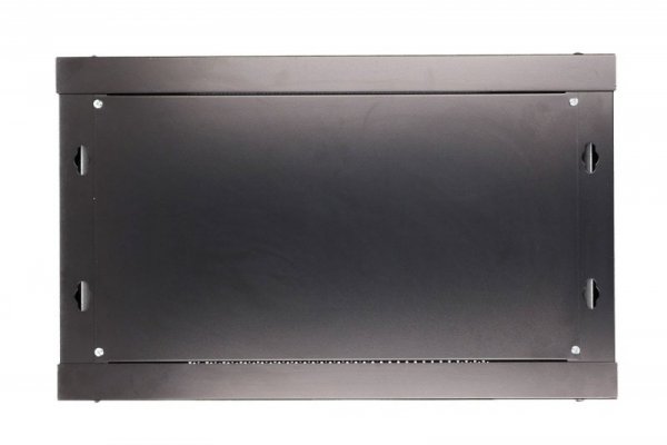 Extralink Szafka wisząca rack 6U 600x600 czarna szklane drzwi