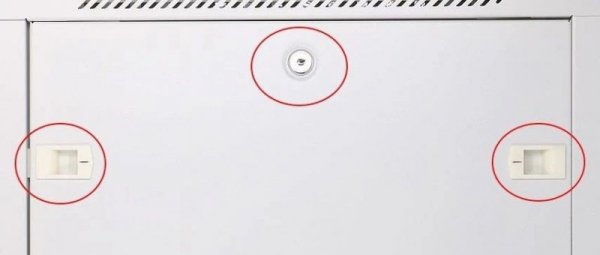 Extralink Szafka wisząca rack 9U 600x600 szara szklane drzwi