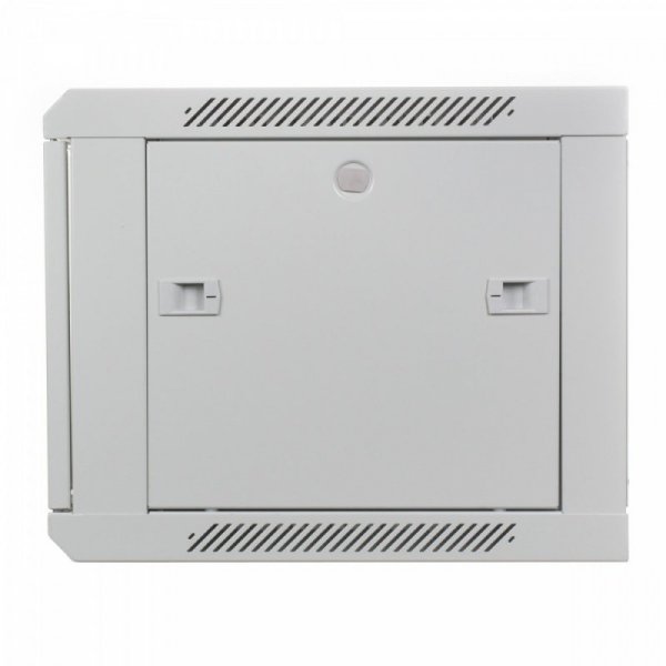 Digitus Szafa wisząca jednosekcyjna 19&quot; 6U 368/600/450mm, drzwi szklane, szara (RAL 7035)