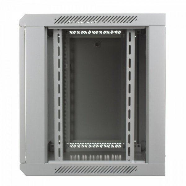 Digitus Szafa wisząca jednosekcyjna 19&quot; 12U 635/600/600mm, drzwi szklane, szara (RAL 7035)