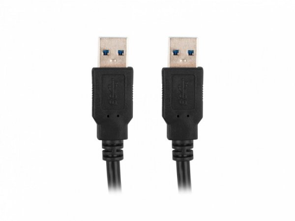 Lanberg Kabel USB-A M/M 3.0 1.0m czarny