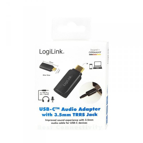 LogiLink Adapter USB-C do 3,5mm Audio - Mini jack