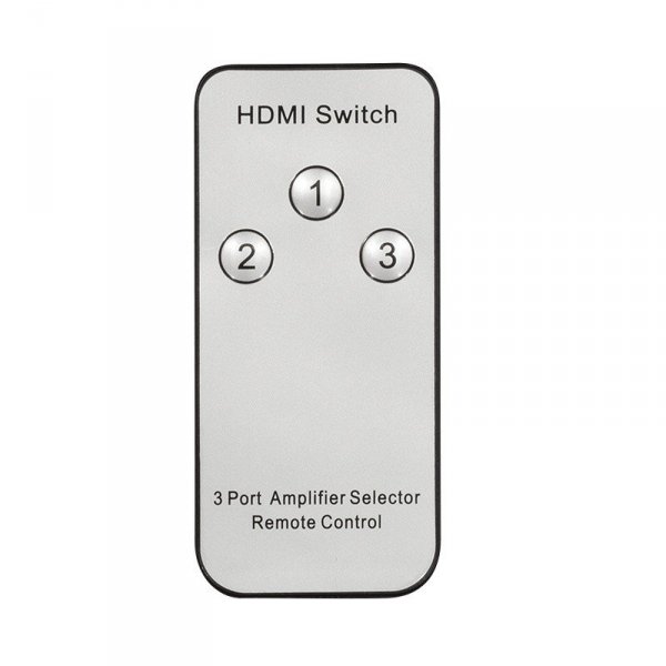 LogiLink Przełącznik Switch 3x1 HDMI, 1080p 60Hz, z pilotem