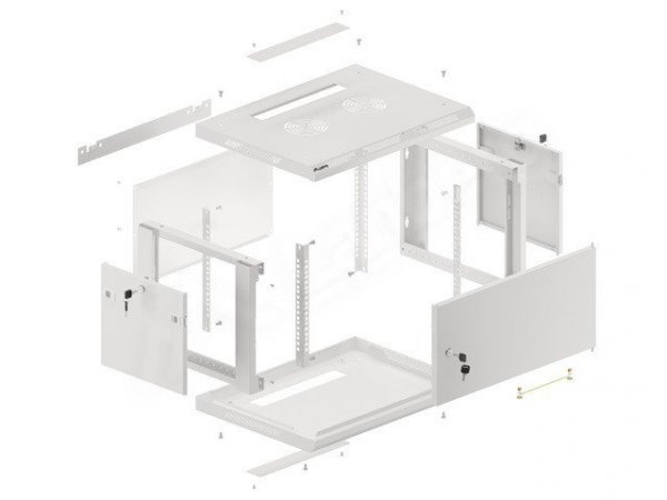 Lanberg Szafa wisząca 19 6U 600x450 sz WF01-6406-00S