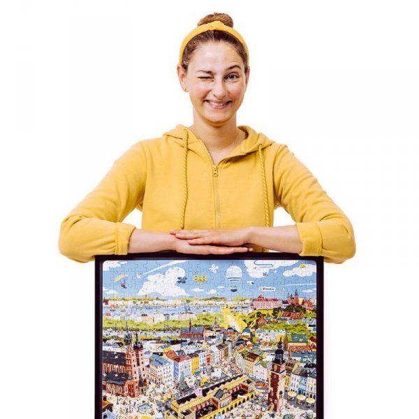 CzuCzu Puzzle 500 elementów Puzzlove - Miasto Kraków