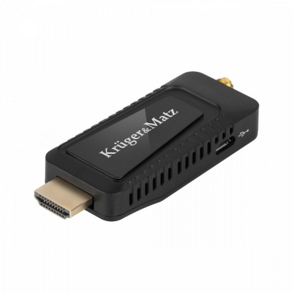 Kruger & Matz Mini Tuner DVB-T2 HEVC H.265 HDMI
