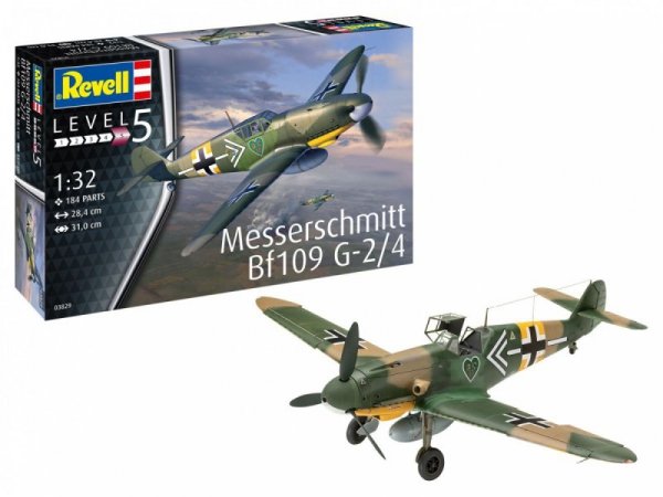 Revell Model plastikowy Messerschmitt BF 109G-2/4 1/32