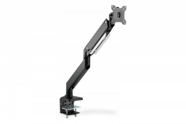 Digitus Ramię biurkowe pojedyncze z zaciskiem, 1xLCD, max. 35&quot;, max. obciążenie 15kg, ze sprężyną gazową