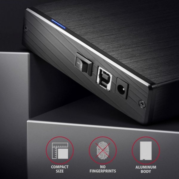 AXAGON EE35-XA3 Obudowa zewnętrzna aluminiowa, USB 3.2 Gen 1 SATA 3G 3.5&quot;