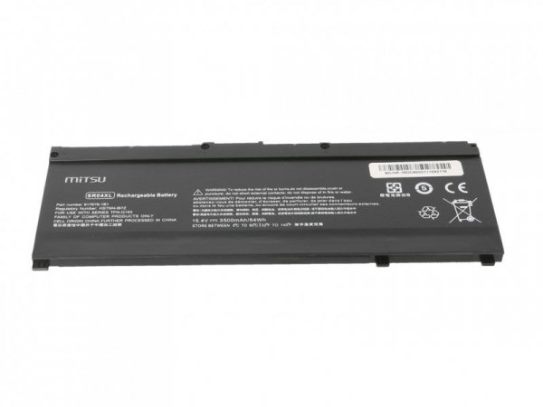 Mitsu Bateria do HP Omen 15-DC 3500 mAh (54 Wh) 15.4 Volt