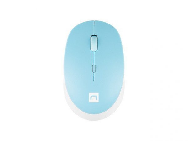 Natec Mysz bezprzewodowa Harrier 2 Bluetooth 5.1 biało-niebieska