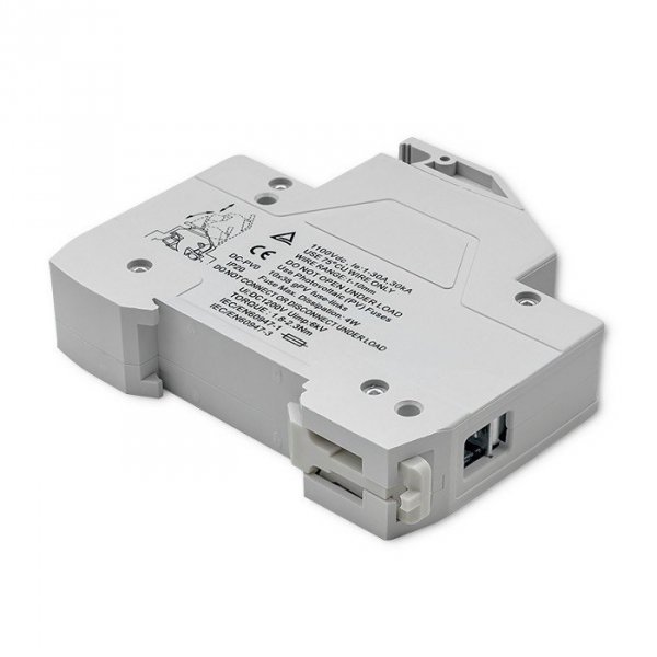 Qoltec Podstawa bezpiecznikowa z diodą + bezpiecznik DC | 1P | 1000V |  15A | 10x38 | solar