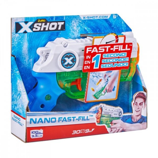 ZURU X-Shot Wyrzutnia wodna Fast-Fill Nano