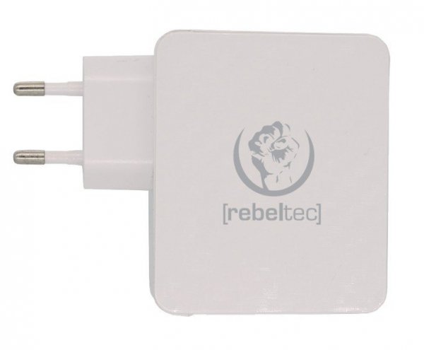 Rebeltec Łarowarka sieciowa H410 TURBO QC3.0 4 porty Wejście sieciowe 100-240V 50/60Hz, maksymalny pobór prądu 0,7A, jeden port 