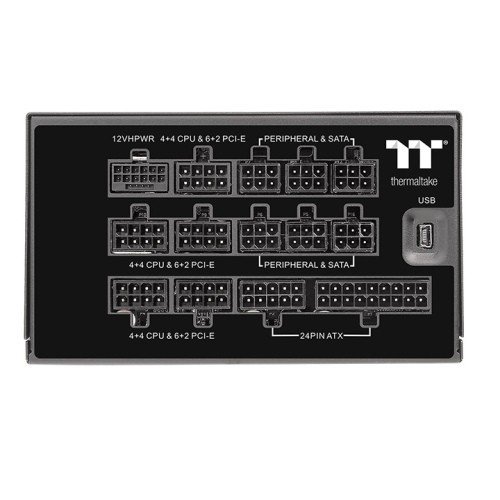 Thermaltake zasilacz - Toughpower iRGB digital 1250W F modular Titanium 14cm  Gen5