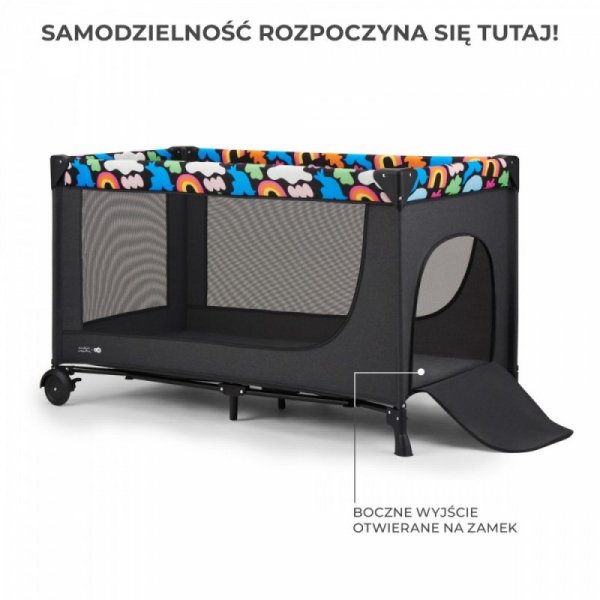 Kinderkraft Łóżeczko turystyczne JOY 2 HAPPY SHAPES