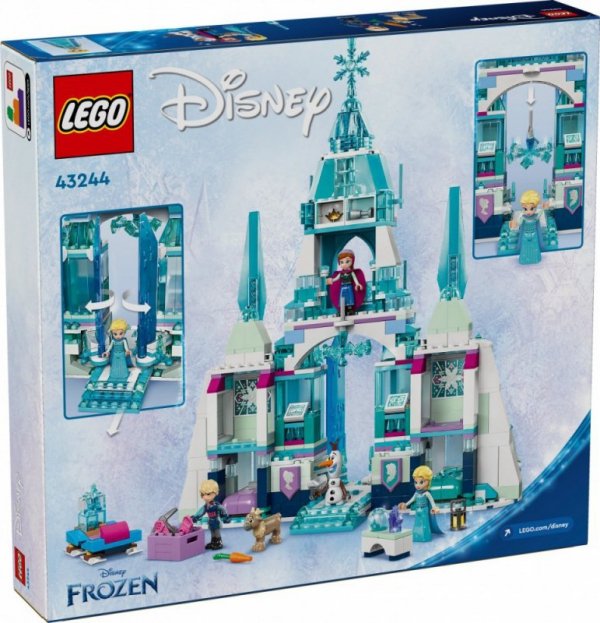 LEGO Klocki Disney Princess 43244 Lodowy pałac Elzy