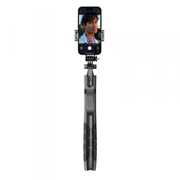 CRONG SelfieGo Ultra Aluminiowy selfie stick Bluetooth tripod (33-157,5cm)