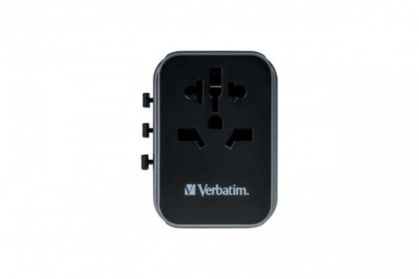 Verbatim Adapter podróżny UTA-03 49545 180 krajów, ładowarka PD 30W, QC 3.0 3x USB-C , 2x USB-A
