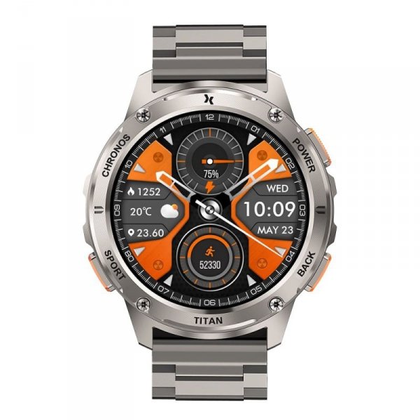 Maxcom Smartwatch FW110 Titan Chronos Srebrny
