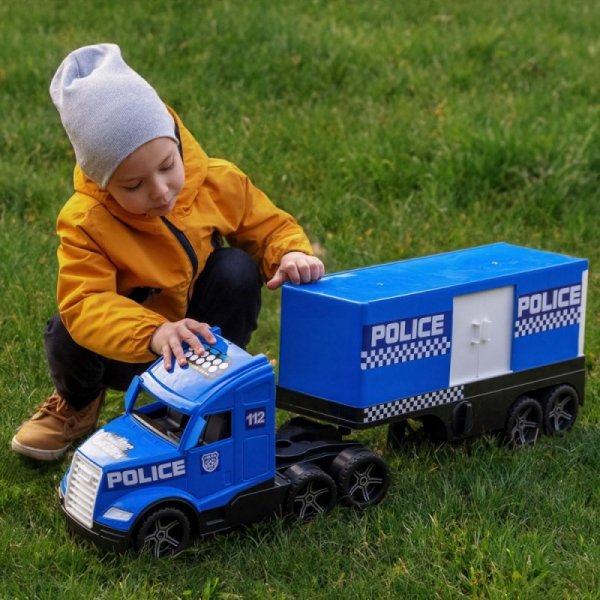 Wader Pojazd Magic Truck Action Policja