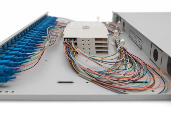 Digitus Przełącznica światłowodowa/panel krosowy z wyposażeniem 19 cali 1U, 24x SC duplex, OS2, pigtaile, adaptery, tacki, wysuw
