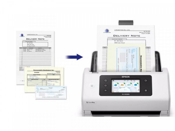 Epson Skaner WF DS-900WN A4/ADF100/140ipm/(W)GLAN/USB3.2