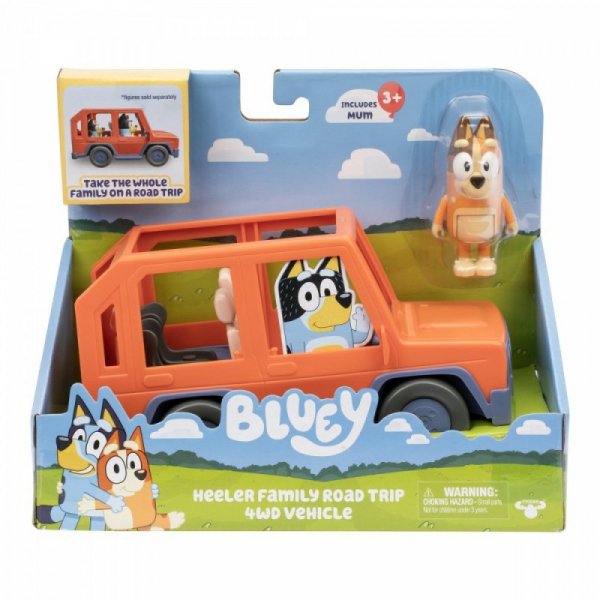 Tm Toys Zestaw Bluey Samochód 4 x4 Chilli