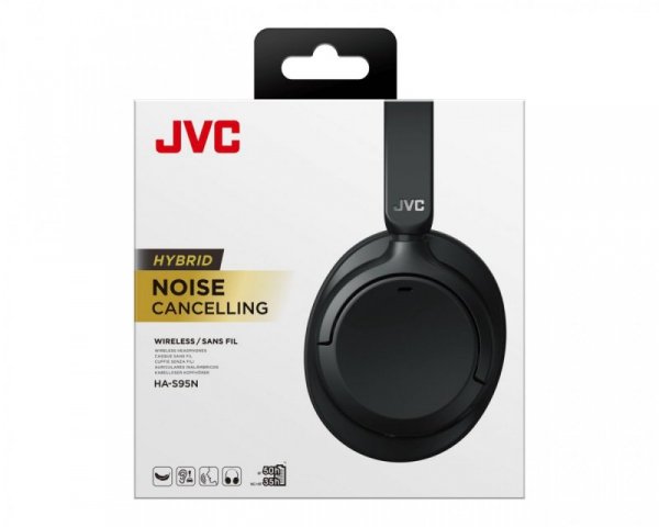 JVC Słuchawki bezprzewodowe HA-S95N-B-U czarne