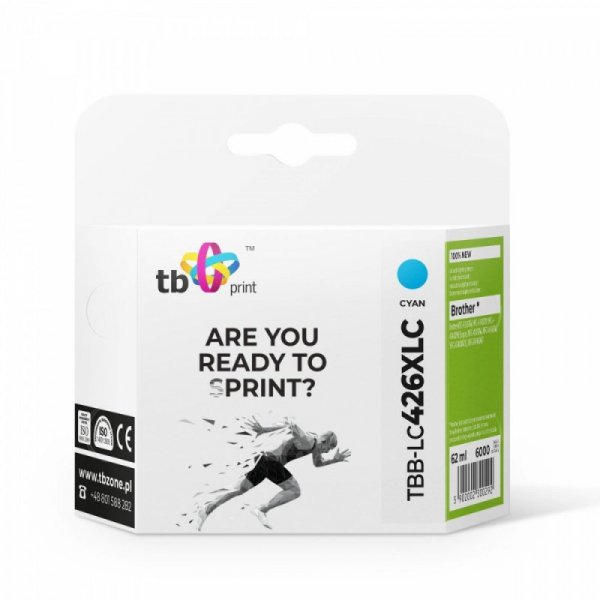 TB Print Tusz do Brother MFC-J4540DW TBB-LC426XLC 100% nowy cyan