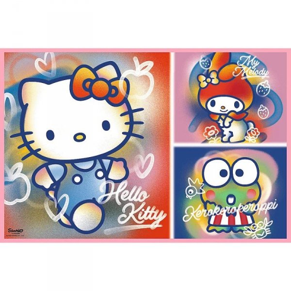 Trefl Puzzle 2x200 elementów Hello Kitty i przyjaciele