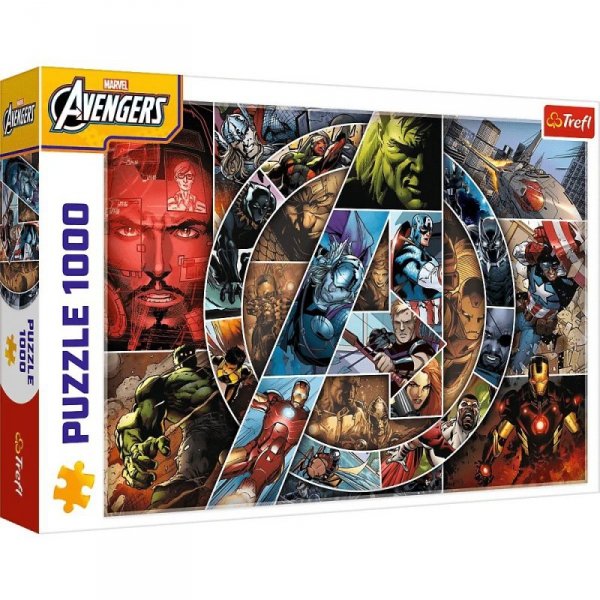 Trefl Puzzle 1000 elementów Avengers Bohaterowie