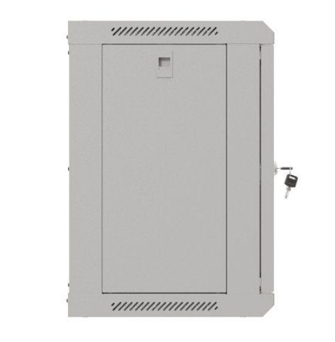 Lanberg Szafa instalacyjna rack wisząca 19&quot; 9U 540x350 szara drzwi przeszklone ( flat pack)