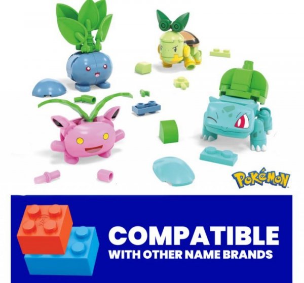 Mega Bloks Klocki Pokemon Drużyna Trawiastego