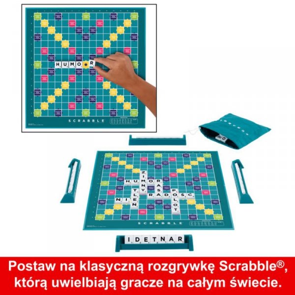 Mattel Gra Scrabble 2w1