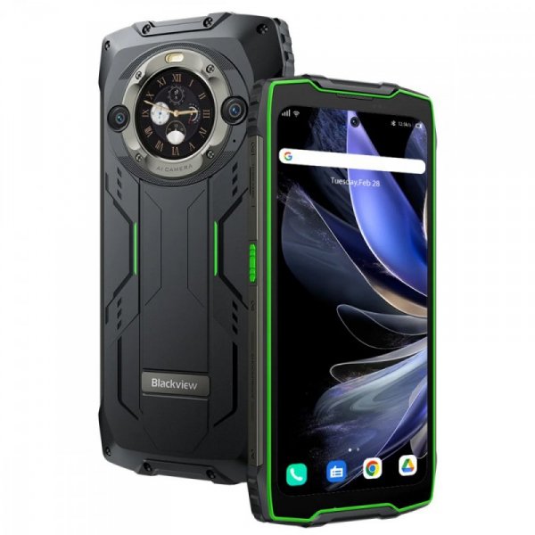 Blackview Smartfon BV9300 Pro 15080 mAh 12/256GB zielony