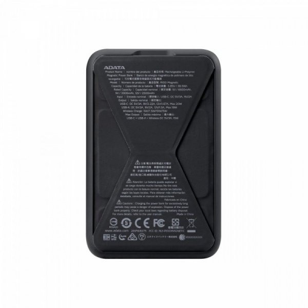 Adata Powerbank R100 10000mAh USB-C/A czarny