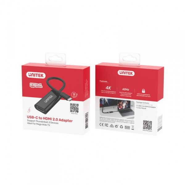 Unitek Obudowa dysku M.2 SSD PCIe/NVMe 40Gbps USB 4; S1226A